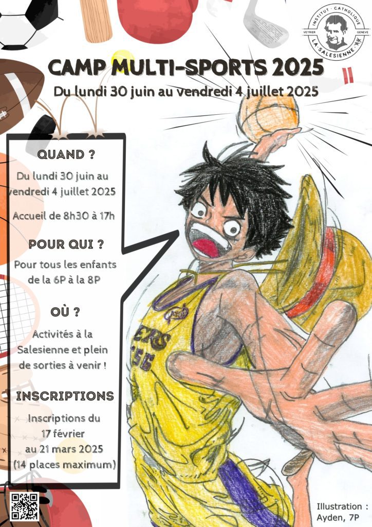 Affiche Camp Multi-Sports 2025